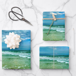 gift wrap, Fort Walton Beach Florida Wrapping Paper Sheet