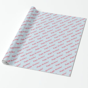 Gift Wrap - Happy Birthday