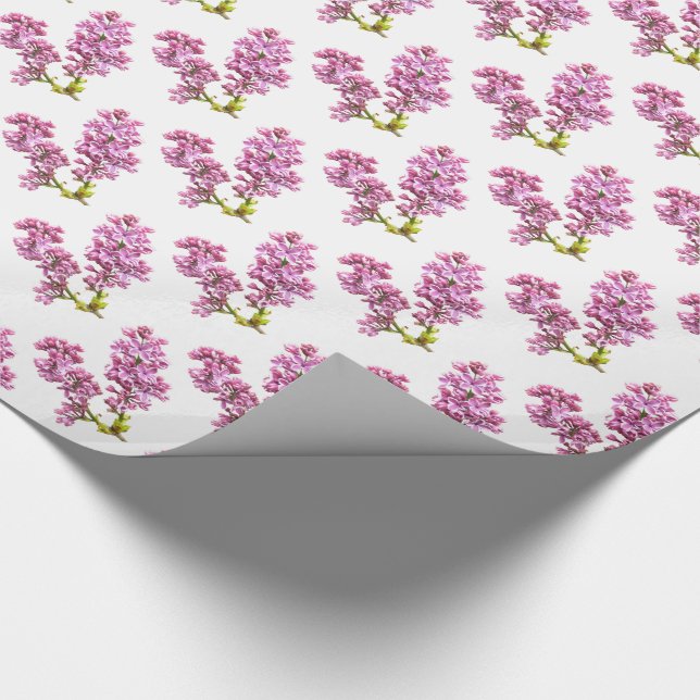 Gift Wrap - Lilac Blossoms (Corner)