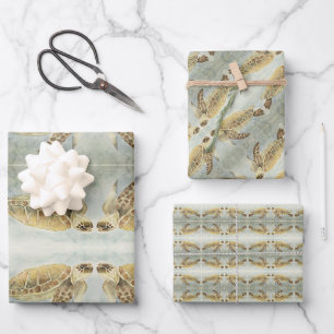 Gift Wrap Paper Sea Turtle #1