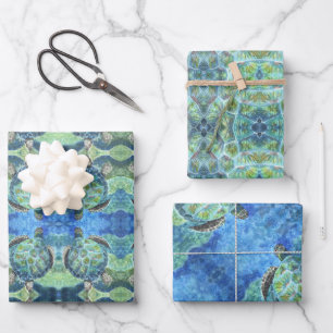 Gift Wrap Paper Sea Turtle #2