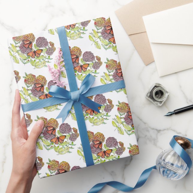 Gift Wrap Roll - Monarch Butterflies (Gifting)