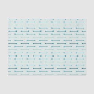 Gift Wrap - Teal Arrows (2) Tissue Paper