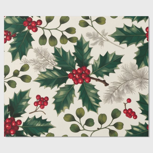 Gift Wrap, Whisper of the Woods: Botanical Wrapping Paper (Flat)