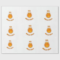 Gift Wrap with Sol Brillo Sola Logo | Wrapping