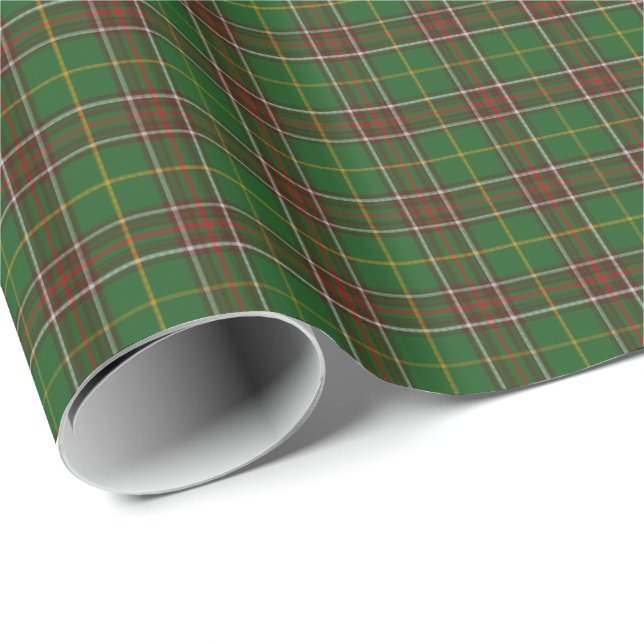 gift wrap Wrapping Paper Green Newfoundland Tartan (Roll Corner)