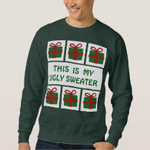 Gift-Wrapped Ugly Christmas Sweater