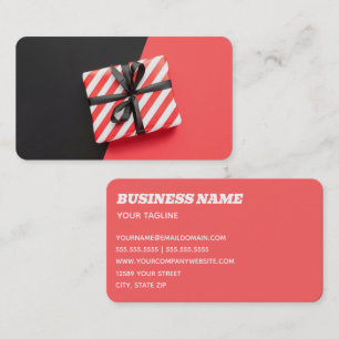 Gift Wrapping Business Card