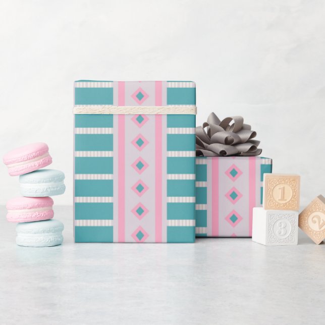 Gift Wrapping Paper, 30 inches x 6 feet Glossy Wrapping Paper (Baby Shower)