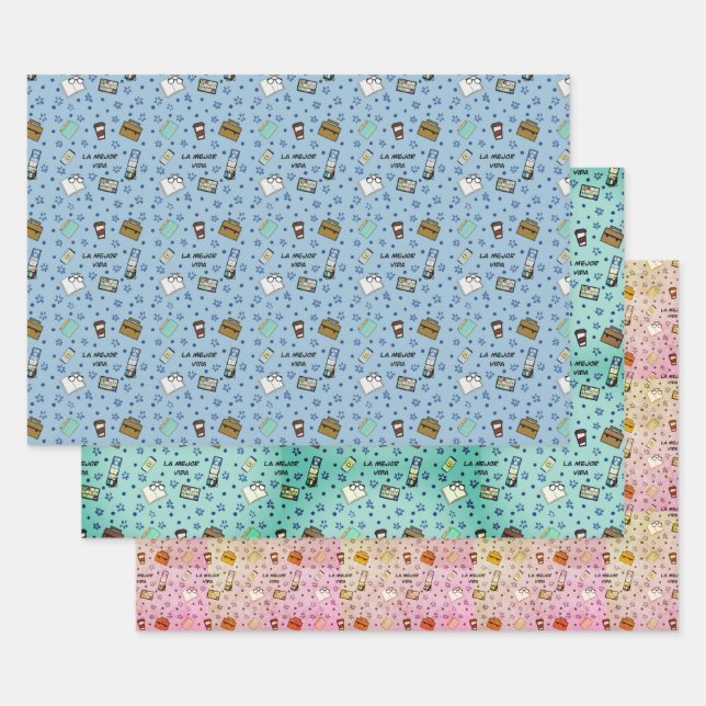 Gift wrapping paper for JW brotherhood in spanish (Set)