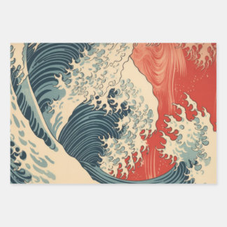GIFT WRAPPING SHEETS JAPANESE ART