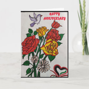 Gift your loved one a unique anniversary card. card