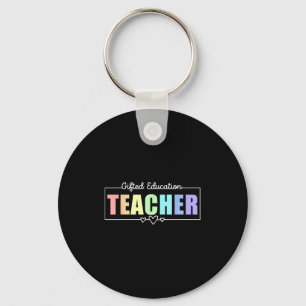 Gifted And Talented Teacher Cool Gifted Education Key Ring