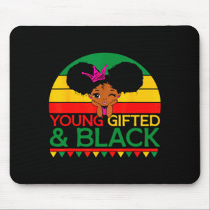 Gifted Young Black Dashiki African Pride History M Mouse Mat