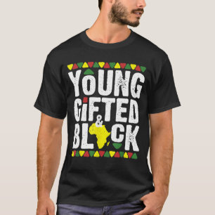 Gifted Young Black Dashiki African Pride History M T-Shirt