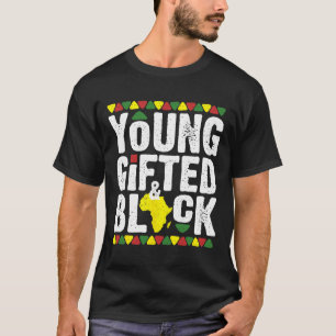 Gifted Young Black Dashiki African Pride History M T-Shirt