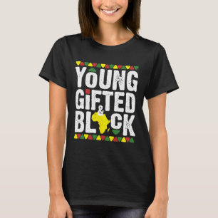 Gifted Young Black Dashiki African Pride History M T-Shirt