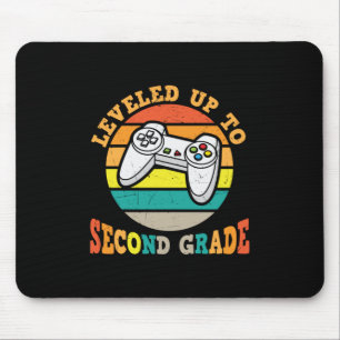 Gifts 2nd Teacher Levelled Up To Second Grade Mouse Mat