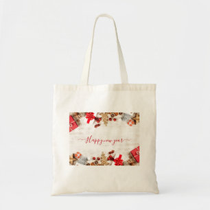 Gifts and bubbles Christmas Tote Bag