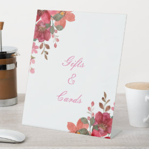 GIFTS AND CARDS WELCOME SIGN FOR BRIDAL SHOWER 