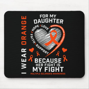 Gifts Apparel Fight Daughter Multiple Sclerosis Aw Mouse Mat