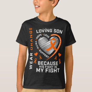 Gifts Apparel Orange Son Multiple Sclerosis Awaren T-Shirt