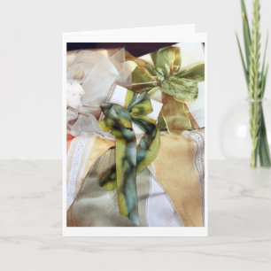 GIFTS ARE WRAPPED/TREE IS TRIMMED MERRY CHRISTMAS CARD