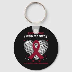Gifts Blood Cancer Products Niece Multiple Myeloma Key Ring