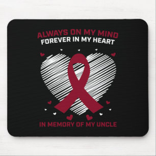 Gifts Blood Cancer Products Uncle Multiple Myeloma Mouse Mat