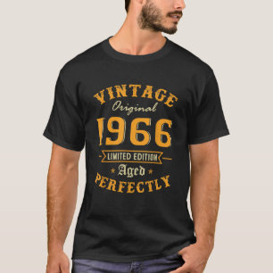 Gifts Born in 1966 60 Year Old Men Women Present T-Shirt