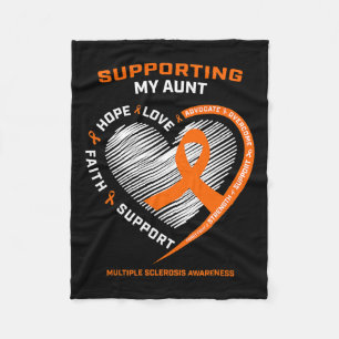 Gifts Clothing Products Aunt Ms Multiple Sclerosis Fleece Blanket