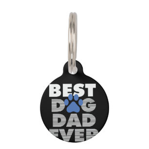 Gifts Dad Best Dog Dad Ever Pet Tag