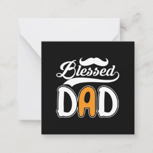 Gifts Dad   Blessed Dad Card