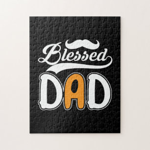Gifts Dad Blessed Dad Jigsaw Puzzle