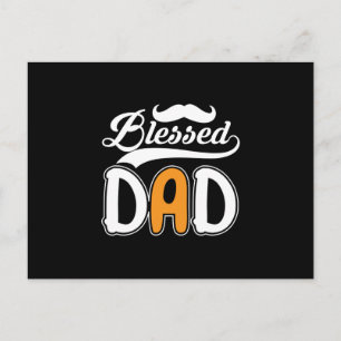 Gifts Dad   Blessed Dad Postcard