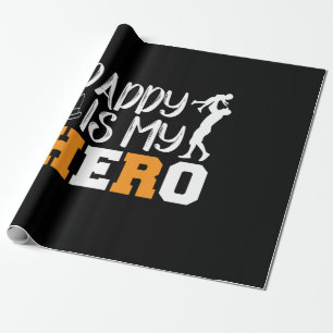 Gifts Dad Daddy Is My Hero Wrapping Paper