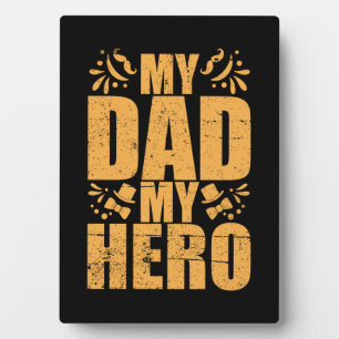 Gifts Dad   My Dad My Hero Plaque