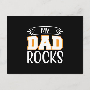 Gifts Dad   My Dad Rocks Postcard