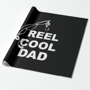 Gifts Dad Reel Cool Dad Wrapping Paper