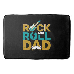 Gifts Dad Rock And Roll Dad Bath Mat