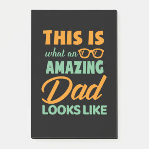 Gifts Dad This Is An Amazing Dad Post-it Notes
