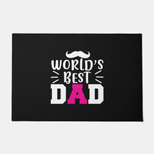 Gifts Dad World's Best Dad Doormat