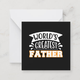 Gifts Dad   World's Greatest Father Card
