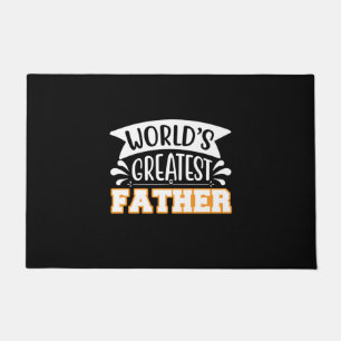 Gifts Dad World's Greatest Father Doormat