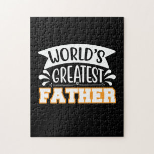 Gifts Dad World's Greatest Father Jigsaw Puzzle