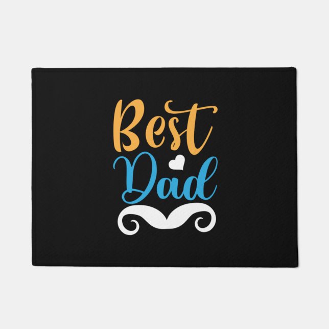 Gifts Father | Best Dad Doormat (Front)
