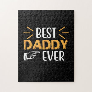 Gifts Father Best Daddy Ever Jigsaw Puzzle