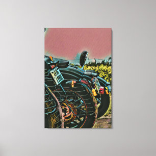 Gifts for a motorcycle rider canvas print