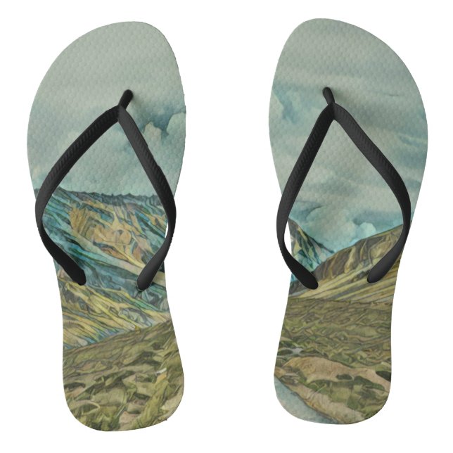 Gifts for a motorcycle rider flip flops (Footbed)