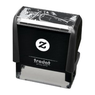 Gifts for a motorcycle rider self-inking stamp